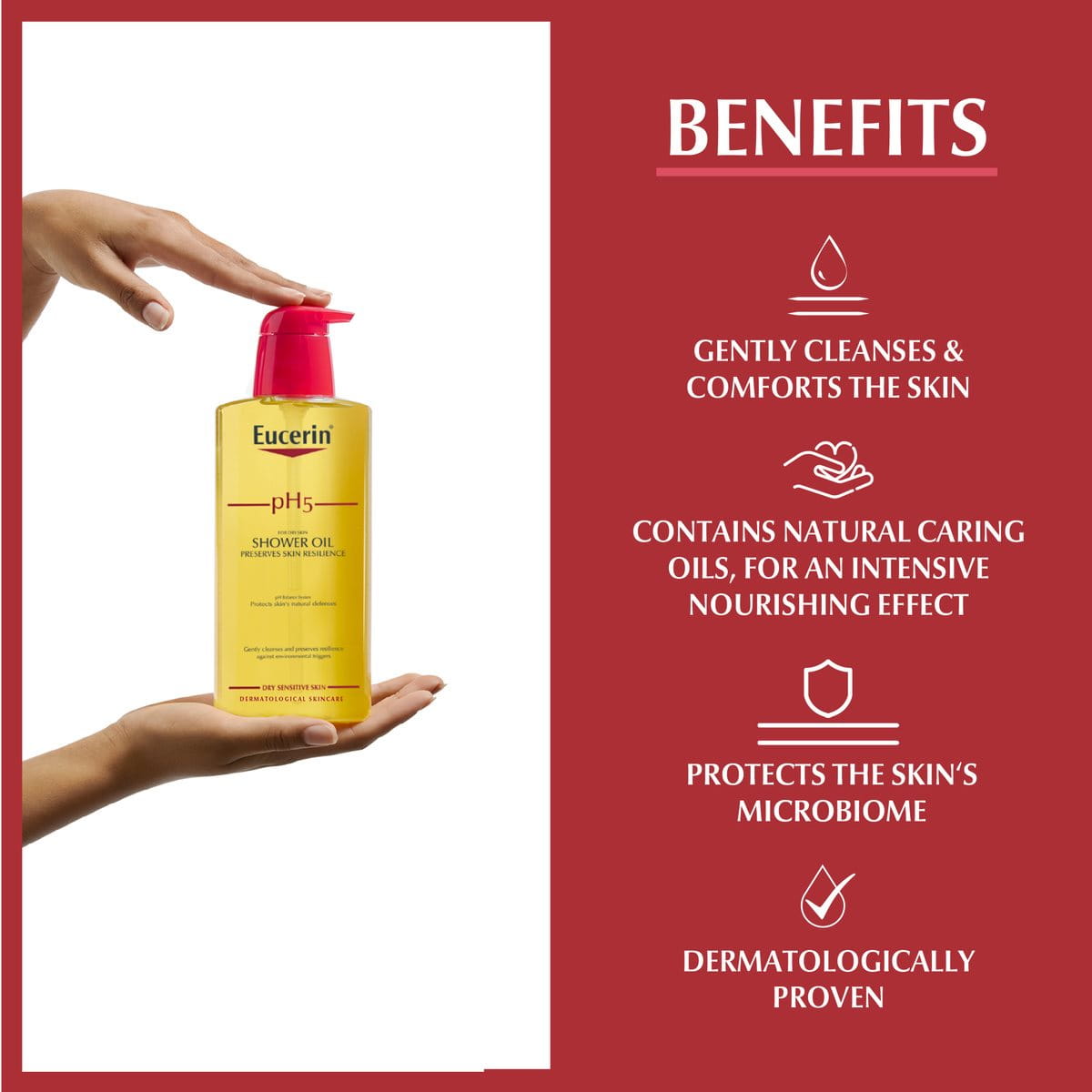 Eucerin outlet shower oil